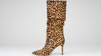 WYLD & CO Leopard Print Winter Boots