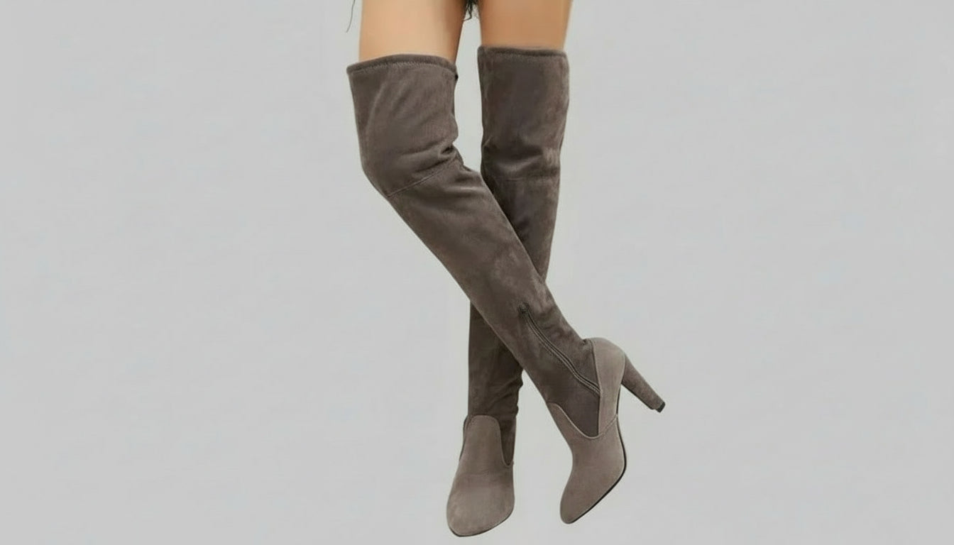 WYLD & CO Over-the-knee Suede Boots