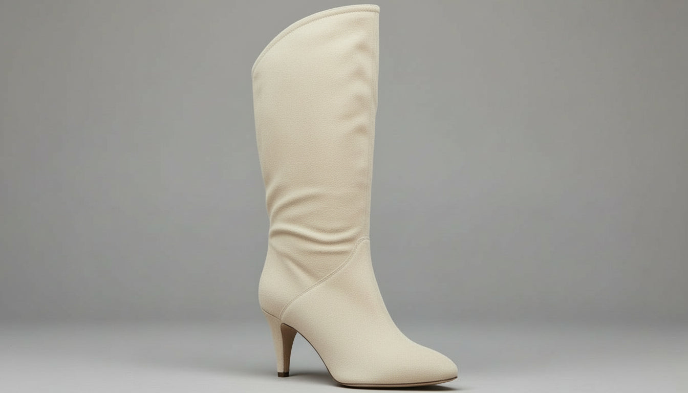 WYLD & CO Suede Tapered Heel Boots