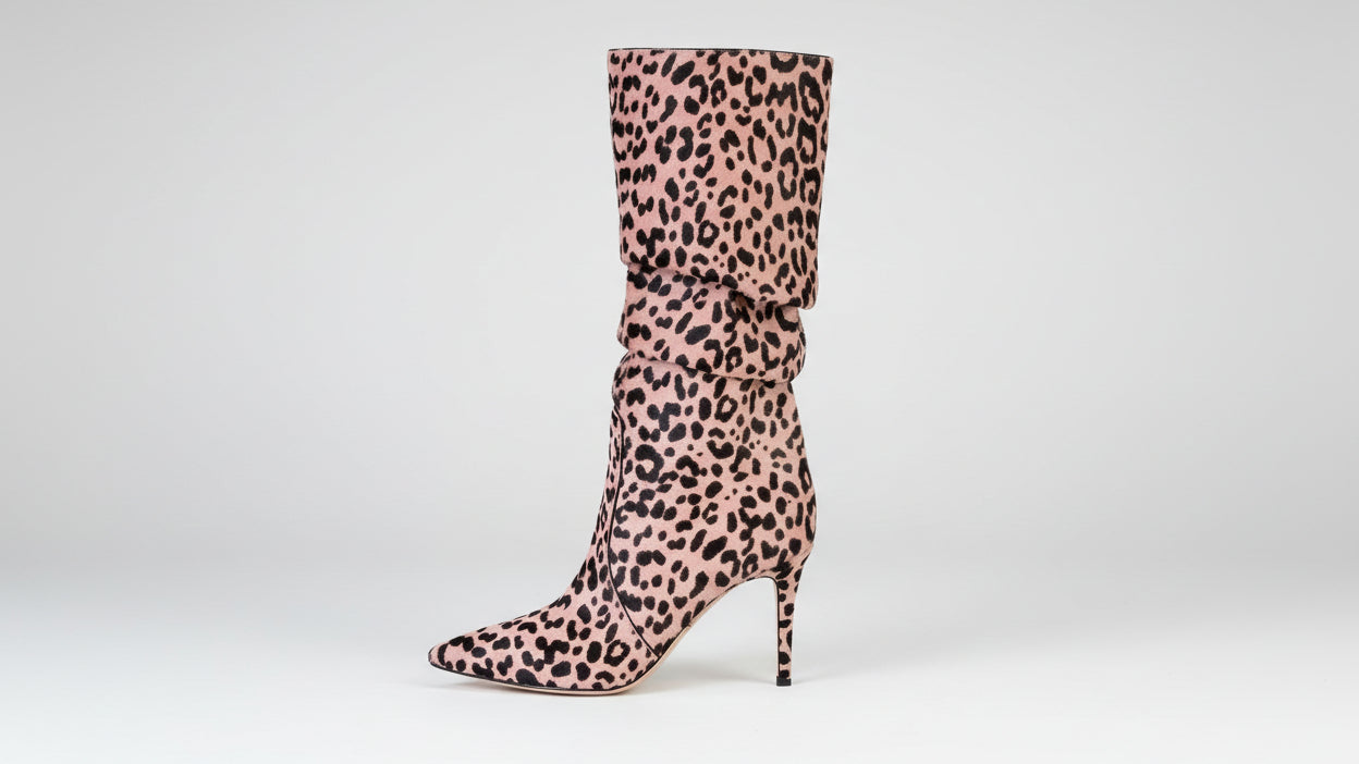 WYLD & CO Leopard Print Winter Boots