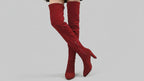 WYLD & CO Over-the-knee Suede Boots